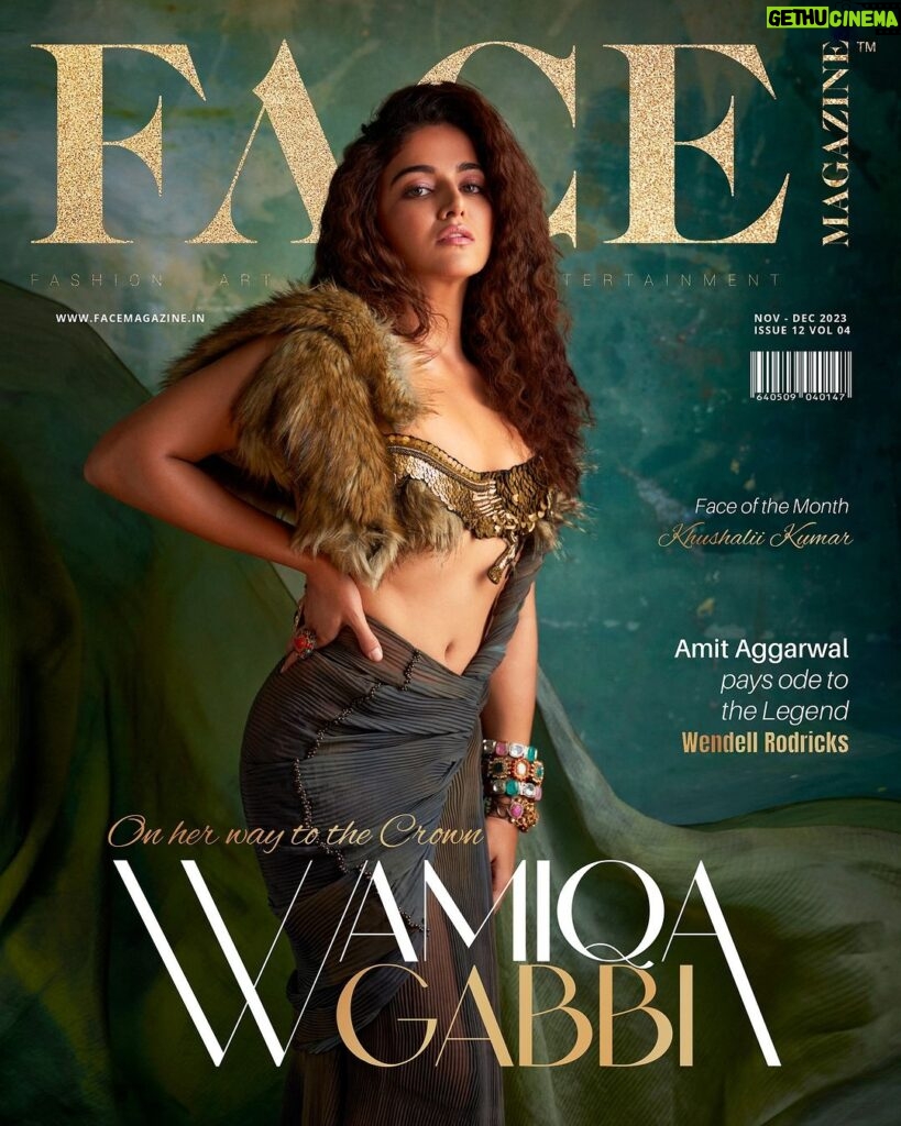 Wamiqa Gabbi Instagram - "Dive into the celebration of elegance and resilience! 🌟 @wamiqagabbi graces the cover of Face Magazine's November issue, marking our spectacular 4th anniversary. Join us in a journey of timeless beauty and inspiration. Cover: @wamiqagabbi Produced By: @facemag.in Publisher: @harshithundet @kanchanshrivastava06 Creative Director: @farrahkader Interview by: @naina_humangram Photography: @tejasnerurkarr Fashion Stylist: @hemlataa9 @stylebyhemlataa Makeup Artist: @richie_muah Hair Stylist: @forum.gotecha Video shot by: @Muhammadkharbe Video edited by: @jaldieditkarna Fashion Asistant: @saloni142_ Fashion Intern: @pritikachoksey Artist Publicity: @hardlyanonymous_2.0 Artist Management: @collectiveartistsnetwork @mann012 Design: @indesignelements Wardrobe Outfit: @marwarcouture x @adgeekoindia Jewellery: @sonisapphire www.facemagazine.in #facemagazine #wamiqagabbi #4yearsofelegance #anniversaryissue #starfam #queenofhearts India
