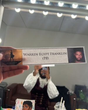 Warren Egypt Franklin Instagram - FINAL BOW 1•15 ✨💎

it truly takes a village, if you’ve been a part of my Hamilton journey in any capacity within these last 3 years thx you SO much. Until next time, I’ll see you on the other side of the war ✌🏽