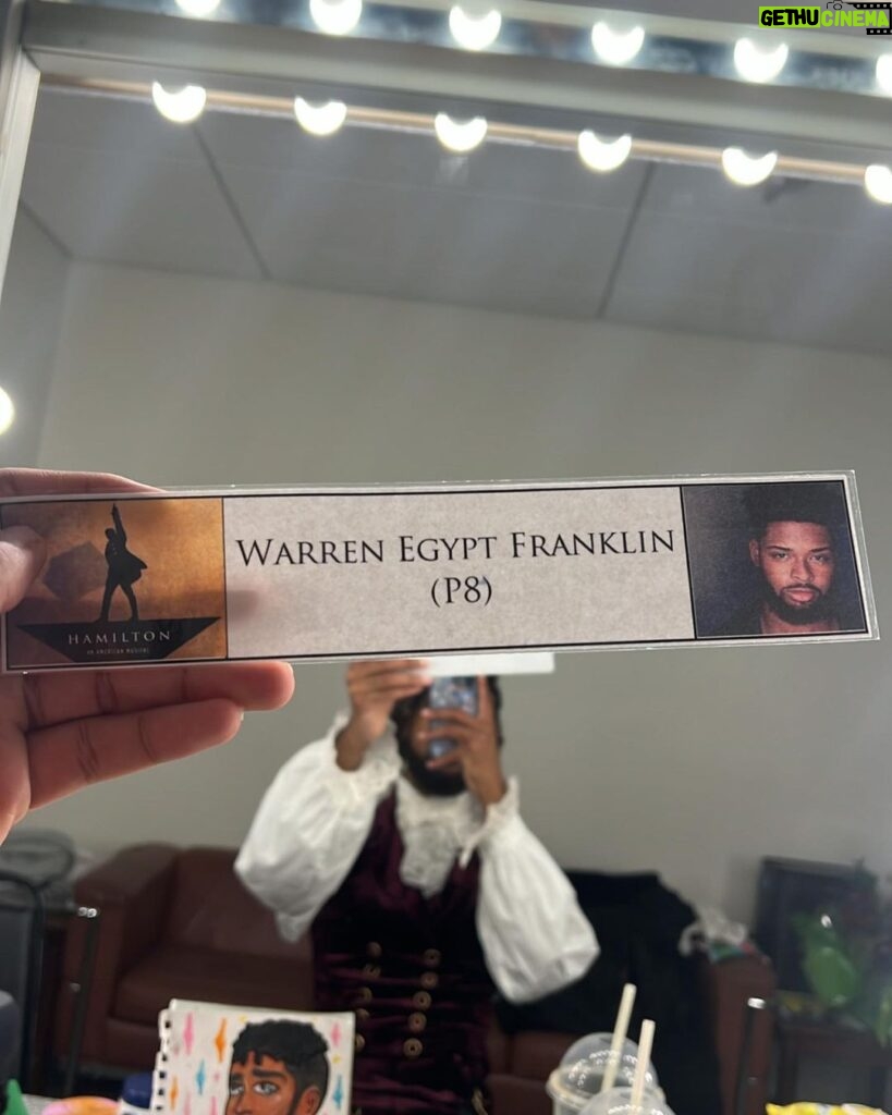 Warren Egypt Franklin Instagram - FINAL BOW 1•15 ✨💎 it truly takes a village, if you’ve been a part of my Hamilton journey in any capacity within these last 3 years thx you SO much. Until next time, I’ll see you on the other side of the war ✌🏽 Playhouse Square
