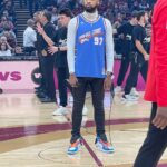 Warren Egypt Franklin Instagram - I had the honor of singing at the first Cavs game of the year. And what a night it was singing in front of 20,000 people in my hometown 🔥 @spidadmitchell 71 POINTS! You’re wild, the biggest cavs game since GM7 in the finals. CLEVELAND I love you. Thx you @cavs & @rocketmortgagefieldhouse for the opportunity. Im gonna always put on for 216 Baby 😝 Rocket Mortgage FieldHouse