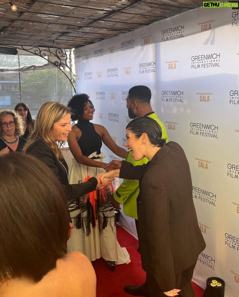 Warren Egypt Franklin Instagram - Last week I had the amazing pleasure to honor my friend and boss man @lin_manuel at the @greenwichfilm festival. It’s not often you get to perform for your hero’s, God is so good. I can’t even believe I was featured among the stacked cast of performers that night. God continues to show out for me, and I am forever blessed. Thx you Lin, Papa Miranda, @brandilgeorge and everyone that was involved with curating the special event that night in CT. 💚✨
