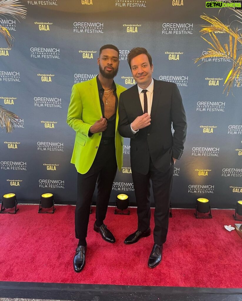 Warren Egypt Franklin Instagram - Last week I had the amazing pleasure to honor my friend and boss man @lin_manuel at the @greenwichfilm festival. It’s not often you get to perform for your hero’s, God is so good. I can’t even believe I was featured among the stacked cast of performers that night. God continues to show out for me, and I am forever blessed. Thx you Lin, Papa Miranda, @brandilgeorge and everyone that was involved with curating the special event that night in CT. 💚✨