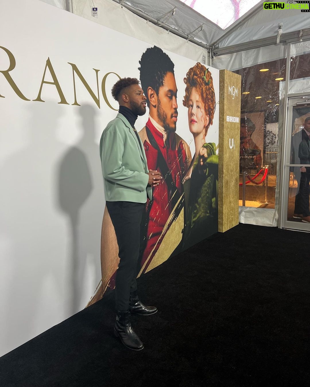 Warren Egypt Franklin Instagram - Cyrano New York Premiere 🥀 thx for having me @bronstudios New York City, NY