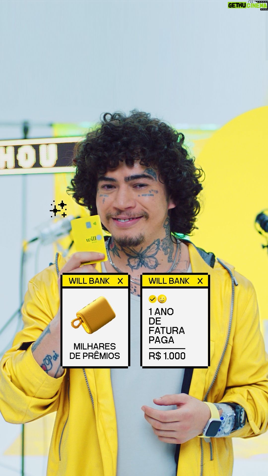 Whindersson Nunes Instagram - sabe que hora é agora? 🕑🕑 a hora de você usar seu amarelinho pra concorrer à promo Raspou, Achou, Ganhou do will. o Whind já mandou avisar. você não quer ser um atrasado, né?!
