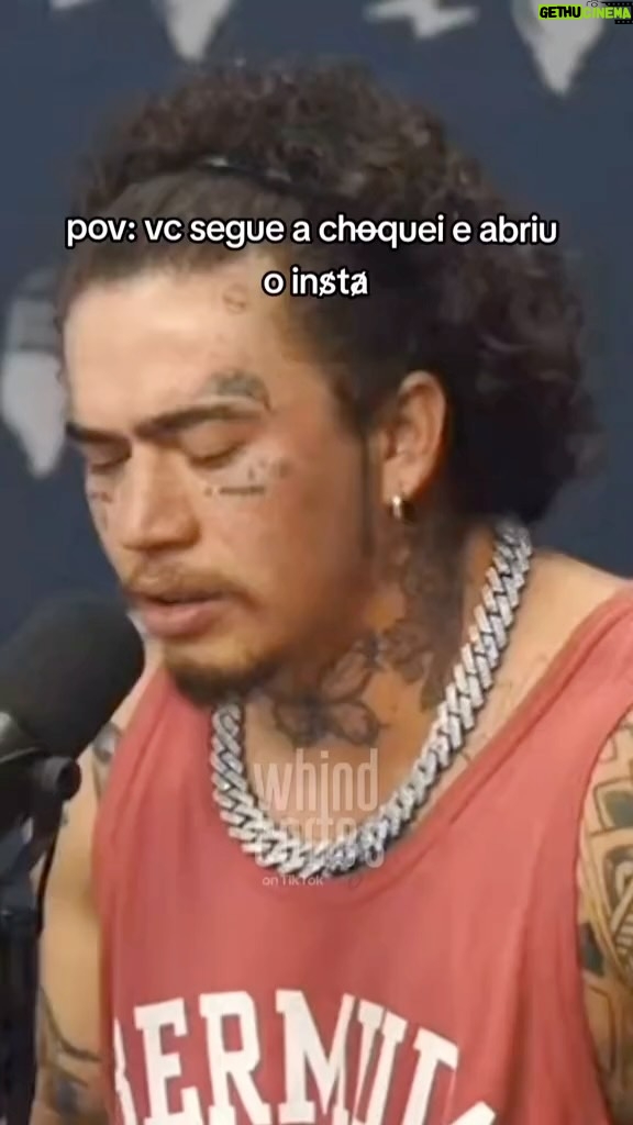 Whindersson Nunes Instagram - GRAVE: Whindersson aparece cada vez mais calvo em podcast. Qual sua opinião sobre isso? 📸🤔