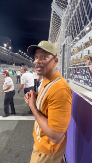Will Smith Instagram - Huh? Say that again.  #f1 #SaudiArabianGP