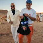 Will Smith Instagram - WOW. This was a whirlwind trip of 1sts. My first time to a camel race, my first time seeing the ancient remains of Hegra, my first time to the world’s largest mirrored building, then topping it off at F1! Thanx @therealswizzz, @saudibronx, @alulamoments, @lewishamilton, @mercedesamgf1, ’n @f1. #saudiarabiangp 📷: @jas
