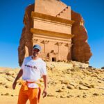 Will Smith Instagram - WOW. This was a whirlwind trip of 1sts. My first time to a camel race, my first time seeing the ancient remains of Hegra, my first time to the world’s largest mirrored building, then topping it off at F1! Thanx @therealswizzz, @saudibronx, @alulamoments, @lewishamilton, @mercedesamgf1, ’n @f1. #saudiarabiangp 📷: @jas