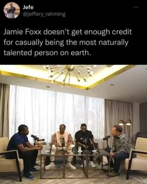 Will Smith Instagram - @iamjamiefoxx is a BEAST!!! Singer, Actor, Comedian — THE TRUTH!

via @certifiedthrowback