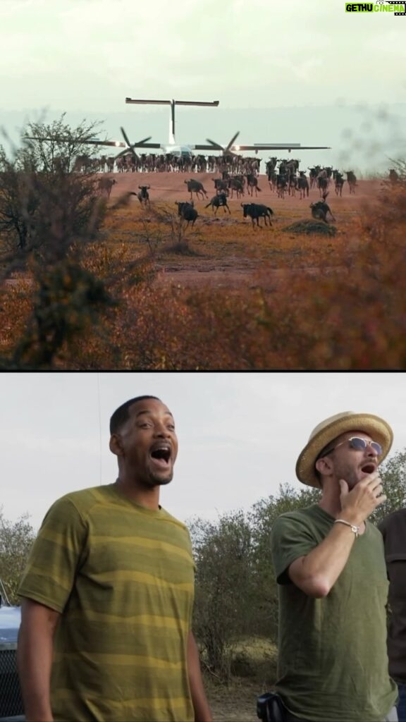 Will Smith Instagram - Flashback to the craziest thing I’ve ever seen with my own two eyes! Out in the Serengeti when a herd of wildebeests came running towards us after getting cleared off a runway by A PLANE. Wild!! Serengeti National Park, Tanzania