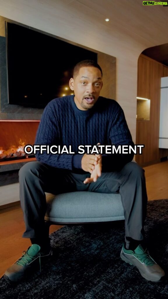 Will Smith Instagram - OFFICIAL STATEMENT
