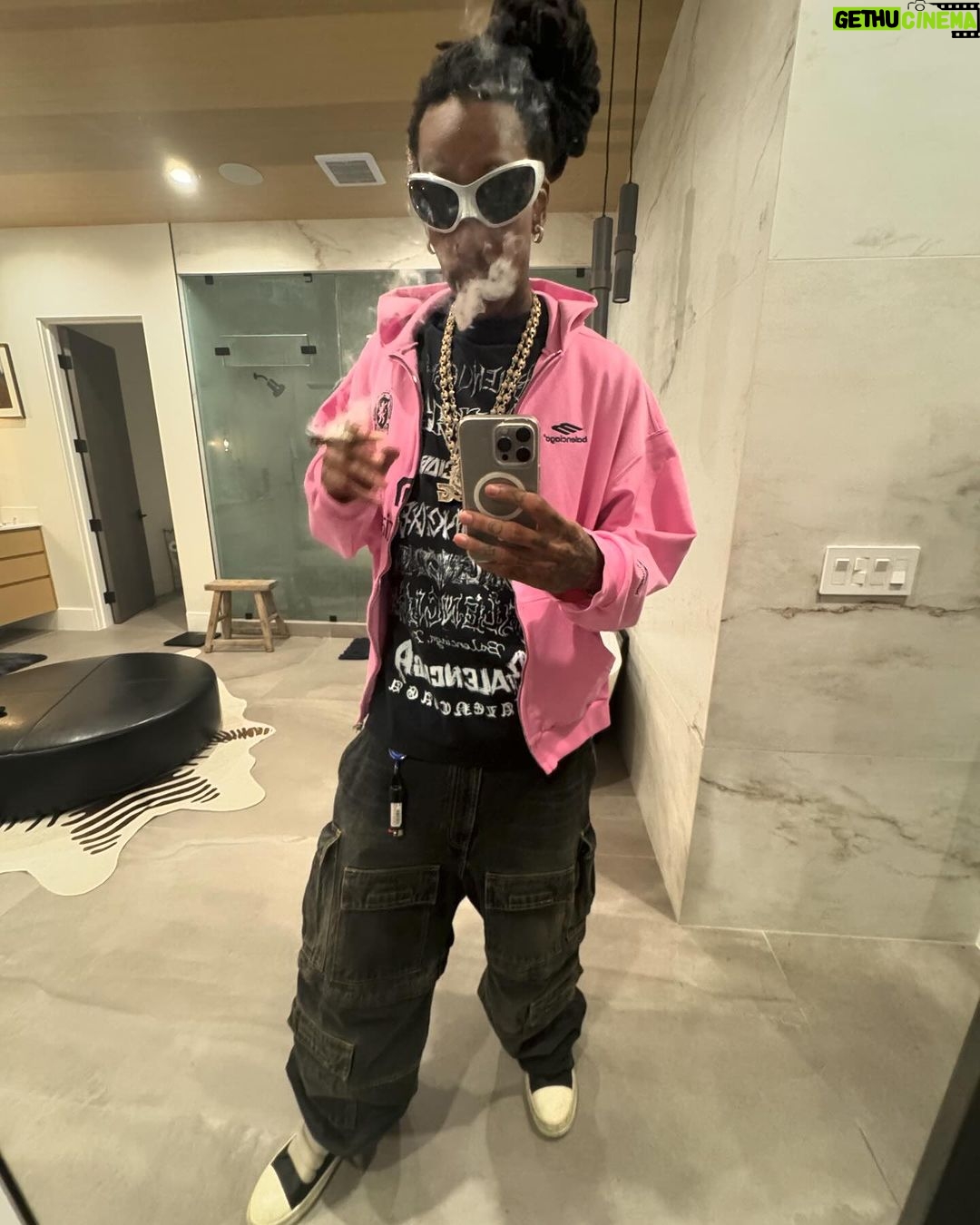 Wiz Khalifa Instagram - I smell like bomb weed and thousand dollar cologne