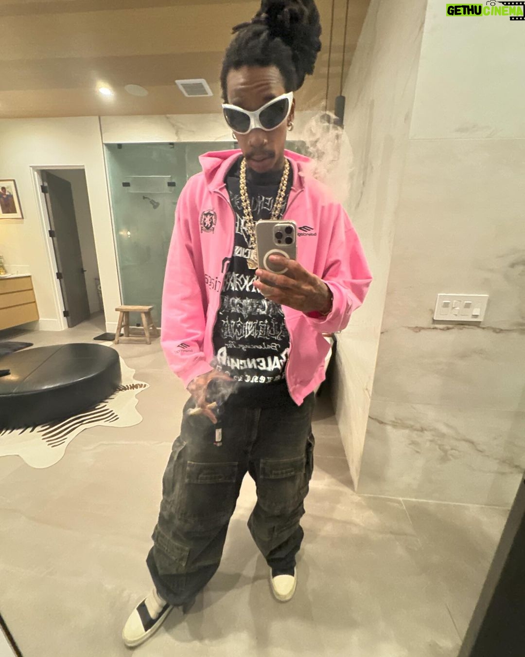 Wiz Khalifa Instagram - I smell like bomb weed and thousand dollar cologne