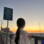 Wong Ka-Hei Instagram - 일몰이 넘 예뻤어🌅 Santa Monica Pier