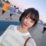 Wong Ka-Hei Instagram - 일몰이 넘 예뻤어🌅 Santa Monica Pier