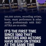 Yasmine Aker Instagram - We are officially on strike ✊🏽 More than 160,000 actors, recording artists, broadcast journalists, hosts, stunt performers and other media professionals with @sagaftra are now on strike. We are joining the 11,000 Writers Guild of America members who have been striking for two months. It's the first time in more than six decades that writers and actors have been on strike at the same time. Streaming has broken our industry and AI threatens the future of our livelihood. The actors strike will shut down virtually all remaining film and TV projects that weren't already stopped by the writers' strike. We are stronger together! ✊🏾✊🏼✊🏼✊🏾✊🏽✊🏽✊🏾✊🏼 #sagaftra #wgastrong #strike