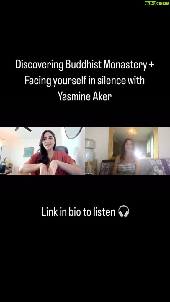 Yasmine Aker Instagram - Another amazing gem from the lovely chat with @iamyasi about how she ended up in a Buddhist Monastery on Christmas and got to face her grief in that quiet space ✨✨✨ LINK IN BIO TO LISTEN 🎧 TO FULL EPISODE ✨✨✨ Los Angeles, California