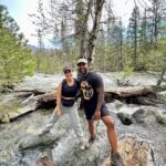 Yasmine Aker Instagram - California adventures with my 🍯 @prince_nova_ and friends 🤍 thank you for sharing your love of #yosemite 🏔️ also got to keep my tradition of making friends with the squirrels 🐿️ Yosemite National Park