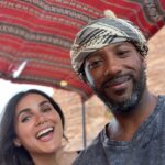 Yasmine Aker Instagram - The greatest form of peace and joy in a relationship is when you feel you don't have to do anything for your partner to love you. A relationship where who you are is 'enough.’ I’ve been feeling not enough lately. I’ve been emotionally drained, physically exhausted and truthfully, showing signs of depression: low energy, irritable, not able to get out of bed in the mornings, not able to remember simple things, not feeling joy from activities I used to feel joy from, not interested in physical activity, and feeling helpless and disconnected from my body. The Iranian revolution has put many Iranians in a state of fight/flight, and I think somewhere in the midst of all the sadness I went from fight/flight to a disassociated freeze mode and stayed there. I’ve been able to fake it in public but behind closed doors, I’ve been unable to be my jovial, silly, energetic self. As a result, I’ve felt deep guilt and shame for not being able to be the usual me. In childhood I learned I had to “earn my keep” in relationships by doing good things, being fun or funny, performing, or being helpful. My current state has shaken my confidence and sense of value. I feel like I’m not as valuable or “enough” for those around me. I feel like I have very little to offer because I’m completely depleted - I feel like an old car salesman who promised a Ferrari to my partner and friends and instead gave them a run down jalopy car. This has triggered deep shame and guilt. I finally admitted this to my partner and how I feel like a burden. I broke down, cried, and shared my feelings. And my partner explained that his love for me is not predicated on my mental health or performance and he wouldn’t leave in the absence of the happier version of me. I realized, just because we’re in a healthy relationship and have done ‘the work’ to heal old wounds doesn’t mean those wounds will not present themselves in new ways. I’m deeply grateful to not have to do anything for my partner’s love in this chapter of life. He is reminding me that I’m enough even if I’m needing to find my way back to myself again. Life is just one long journey back to self again and again. Thank you @prince_nova_