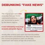 Yasmine Aker Instagram - The Islamic Republic has mass executed their own citizens in the past and would likely do it again. Diverging from this narrative is dangerous and damaging to the Iranian people fighting for freedom. Post made by: @persianswithpurpose @donya.delsouz @alsoknownas.e #freeiran #womanlifefreedom #mahsaamini #zhinaamini #مهسا_امینی
