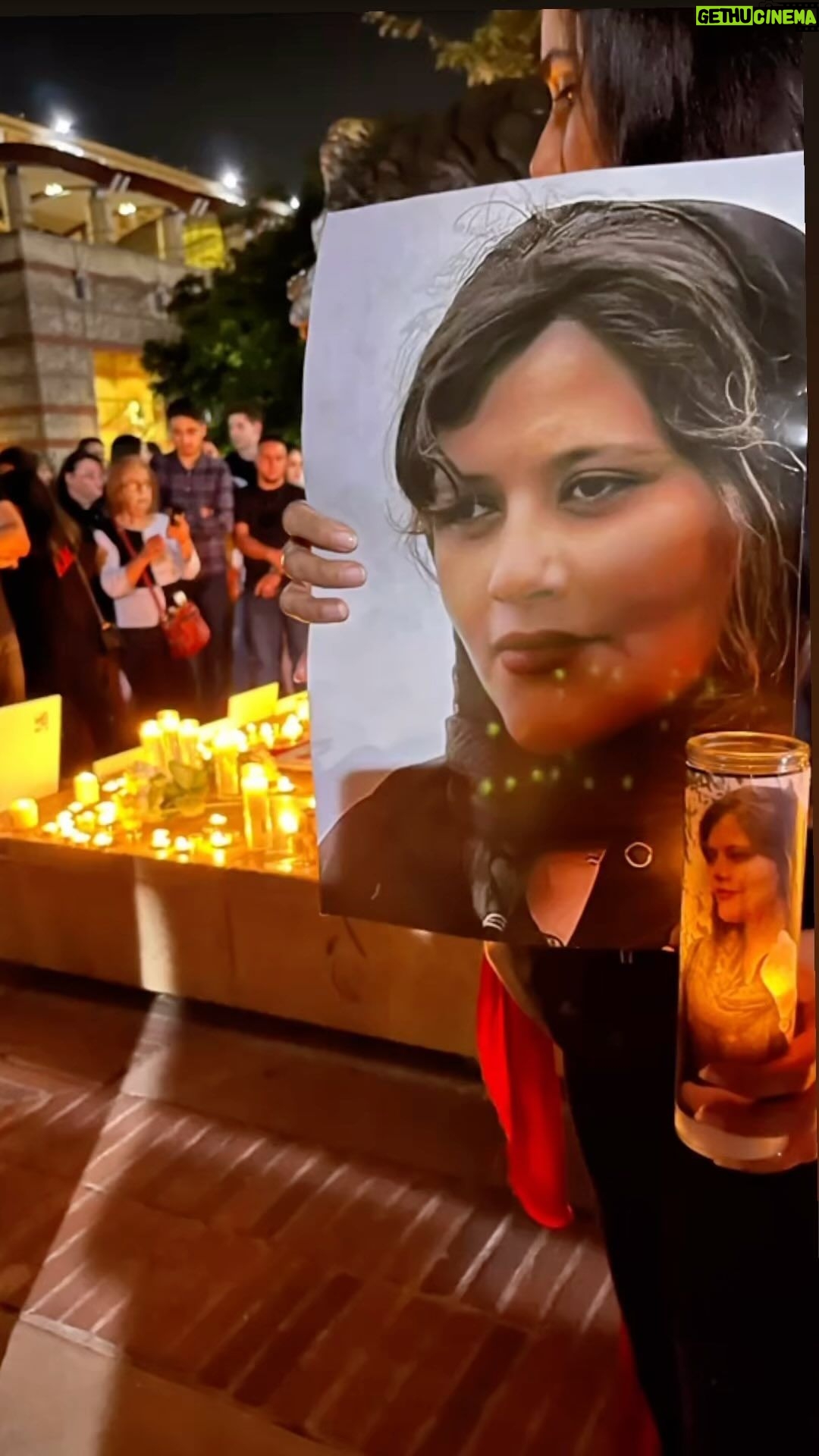 Yasmine Aker Instagram - Today was Mahsa Day, and I can’t believe it’s been an entire year since the revolution in Iran began. Today I reflect on the past year of organizing, protesting and showing up for the Woman Life Freedom movement. Say her name: Mahsa Zhina Amini ❤️🤍💚✊🏼✊🏾✊🏽 it has been an very difficult year, at times feeling like an impossible uphill battle. Not only has it been a year of tremendous grief for the people of Iran but also a deeply painful year as a progressive activist for showing up over and over again here in LA only to be consistently silenced by the dark intentions and agenda of a powerful handful of fascist Iranian leaders outside of Iran who have successfully co-opted the movement. Yesterday I went to multiple rallies in Los Angeles. The one in Sherman Oaks was so peaceful and diverse. There were young people, old people, non-Iranians, Iranians, LGBTQ flags, and woman life freedom flags. There was a diversity of posters ranging from people supporting left to right. Then we went to the Downtown LA protest organized by the right wing Iranian nationalist group who always bring bus loads of their supporters from Orange County. I will finally break my year long silence of the violence, injustice, blatant racism, sexism, and bigotry I have witnessed for a year now in our own community under the leadership of the fascist Iranians of LA. When you come to one of these events, it quickly becomes apparent that these rallies are not for Woman Life Freedom — they have an entirely separate agenda that is anti woman, anti lgbtq, and anti Kurdish and minorities… these are the MAGA of the LA Iranian community. Countless people over the last year at these rallies have had their posters supporting the LGBTQ ripped out of their hands and torn up, countless Kurdish flags ripped from people’s hands, with the organizers watching and even promoting these violent actions. And yesterday I was attacked not by one but by 3 separate groups of fascist Iranians who said I was not allowed to have a Woman Life Freedom flag. 😔 I will continue to stand in solidarity with the women and people of Iran. ✊🏽 #mahsaamini #zhinaamini #mahsazhinaamini #womanlifefreedom Los Angeles, California