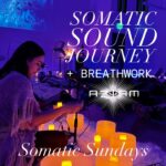 Yasmine Aker Instagram - Join Yasmine Aker for a Somatic Sound Journey & Breathwork ✨🧘🏻‍♀️✨ Tickets available for Sonic Sundays @aziamyoga 🗓️ Sun Jan 14 ⏰ 7PM 📍 1235 4TH ST. SANTA MONICA, CA 90401 🎟️ Tickets only $44, available on eventbrite — follow link in bio 🤍 🤍 Reset your nervous system and experience transformational healing. ⭐️ This class for anyone looking to reset their nervous system and experience transformational healing. ⭐️ A perfect blend of healing frequencies, and somatic therapies to soothe the nervous system and help you experience deep healing. 🔔 remember to bring a comfy yoga mat or something to lay on, plenty of blankets to create a safe cocoon, pillows, and water bottle. 🔔 It is best to be comfortable, cozy and warm. You may also choose to bring an eye mask. Remember to wear loose fitting clothes and refrain from eating for one to two hours before breathwork. #healing #somatichealing #soundbath #musictherapy #breathwork Santa Monica, California