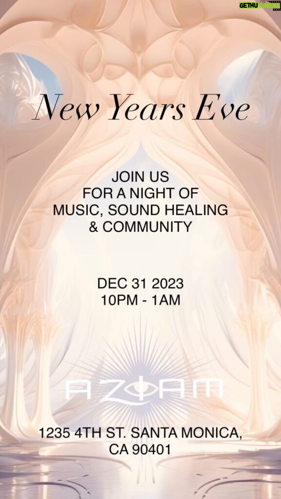 Yasmine Aker Instagram - Looking for an Intentional New Year’s Eve? Join Yasmine Aker, Alanna Zabel, music by Haydreon, Healers and Readers for a night of focused intention, vibrational healing, and community. ✨ Crystal Reiki Sound Journey and Visualization Meditation ✨ Enjoy and relax to a tribal house DJ set and chill music by @iamhaydreon ✨ Shamanic Kava Ceremony ✨ Healthy Delights ✨ Private Tarot + Astrology Readings ✨ Healing Cacao, plant medicine tea, and more. ⏰ 10pm to 1am — DOORS WILL BE CLOSED AT 10:30pm. 🥂 10pm-10:45pm: DJ set, Dancing, Lounge, and Social 🥂 10:45pm - 12:15am: Cacao Ceremony (option for Pancha Azana) + Sound Journey + New Year Meditation 🥂 12:15am - 1am: Mingle, Meditation, get Readings, Lounge Tickets available online. More details on the eventbrite page, feel free to DM @aziamyoga with any questions. #newyearseve #losangeles #conciouscommunity Los Angeles, California