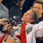 Yokasta Valle Instagram - 🏆 🥊 ¡ @yokavalle_oficial sigue siendo la reina indiscutible del boxeo! La noche de ayer defendió con orgullo y garra los títulos de la FIB y la OMB en un épico combate contra Anabel “La Avispa” Ortiz de 🇲🇽. ¡YOKA brilló como siempre! 💥👑 Después de 10 emocionantes rounds, los jueces lo decidieron: Yokasta Valle, ¡ganadora indiscutible por unanimidad! 🙌🥇 Revive parte de los mejores momentos de esta batalla dándole play… 📽️🔥 #YokastaValle #CampeonaMundial #recap #Highlights #CostaRicaEnElBoxeo #OrgulloTico 🥊🇨🇷