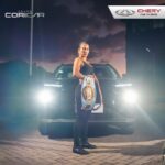 Yokasta Valle Instagram - ¡eQ7⚡️un SUV para campeones! Así como Yokasta aumentá vos también tu estilo en carretera con la máxima potencia de este eléctrico. #grupocoricar #cherycostarica #eq7 #eléctrico