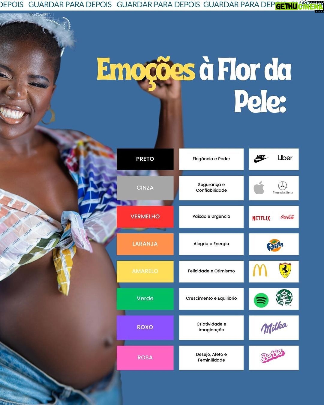 Yolanda Tati Instagram - Que emoções expressam as CORES da sua Marca? 🤔🎨✨ Escolher as cores do seu feed, conteúdo e comunicação vai muito além da estética meramente visual. Existe uma a linguagem silenciosa que fala diretamente ao coração dos consumidores. Do calor acolhedor do amarelo à confiança e serenidade do azul, cada cor apela a um storytelling único. DESLIZE PARA DESCOBRIR! E guarde este Post para não se esquecer ➡️ Estamos ansiosos para colaborar com a sua marca e pequeno negócio, ajudando a traduzir a sua identidade e grandes ambições. Juntos, elevaremos a sua marca, transformando os seus objectivos em conexões e resultados reais. 🚀✨ Clique no link da nossa Bio agora e solicite o seu orçamento gratuito! Damos vida ao seu negócio. #QueridoMudeiOPerfil Portugal