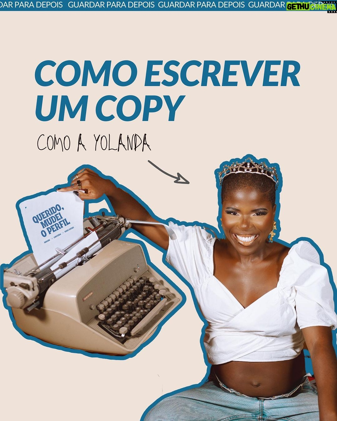 Yolanda Tati Instagram - DESLIZE e Aprenda a escrever Copies ou Descrições que PRENDEM como as da Yolanda Tati 🤩🖋️✨ Guarde este Post para se lembrar! IT’S TIME: Prepare-se para a temporada de VENDAS mais grandiosa do ano, O NATAL! E não deixe escapar a chance de destacar os seus produtos com Mensagem, História e Emoções. Descobrimos a Receita Secreta da Comunicadora e Empreendedora Digital Miss Yolo: Shhhh…🤫👆 Estamos aqui para ajudar. Poupe o seu tempo e deixe a Gestão das Redes Sociais do seu Negócio connosco. Clique no link da nossa Bio agora e solicite seu orçamento Gratuito! Damos Vida ao Seu Negócio 👩💻 #QueridoMudeiOPerfil #GestaoRedesSociais #MarketingDigital #SocialMediaManagement #RedesSociais #EstrategiaDigital
