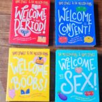 Yumi Stynes Instagram - WHICH ONES DO YOU HAVE? The latest book in the 'Welcome to' series is 'Welcome to Sex' - out May 17 🔥📚👏🏽 I've been reflecting on why there's a need for this book. Did you see @jessicahelenhill and @tosca_looby17's show on SBS 'ASKING FOR IT'? It started a lot of conversations about consent and sex. It spelled out the need for clear-eyed, unflinching sex education. Particularly for young people. And while school sex ed continues to be timid and fear-based, hamstrung by religion and politics, PORN is taking ideas around sex and galloping our kids into new and dangerous territory. And let's be honest: we're not in control of that horse. What's the antidote? The antidote to the shitty messages that kids get from porn is SEX EDUCATION. Porn can NOT be the only depictions and explanations of sex that our kids receive! No! If schools can't provide it, we parents can. And if we, as parents, don't know the answers to all our kids' questions and worries? Or if we're worried we'll get it wrong or say something embarrassing? We can consult trusted, researched resources. Pre-order our book through the link in my bio or look for it in every bookstore this coming week.