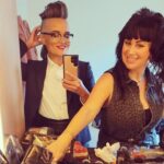 Yumi Stynes Instagram - Getting the band back together!! 😎👨‍🎤🚀 HMU by @technicarla Rock shapes by us.