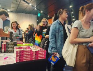 Yumi Stynes Instagram - The loving vibes from last night's launch of @clementine_ford's new book 'I DON'T' linger on.❤️❤️❤️ 

Thanks everyone for coming out to Seymour Centre. 

My 19-year-old listened to the new 'Ladies We Need to Talk' episode interviewing Clem about the failing institution that is marriage and said, "MUM, I AM NEVER FUCKING GETTING MARRIED" and I said 🙏🏻Good.
