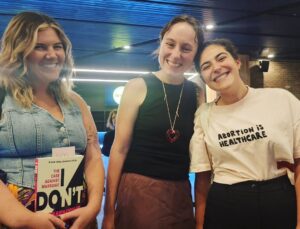 Yumi Stynes Instagram - The loving vibes from last night's launch of @clementine_ford's new book 'I DON'T' linger on.❤️❤️❤️ 

Thanks everyone for coming out to Seymour Centre. 

My 19-year-old listened to the new 'Ladies We Need to Talk' episode interviewing Clem about the failing institution that is marriage and said, "MUM, I AM NEVER FUCKING GETTING MARRIED" and I said 🙏🏻Good.