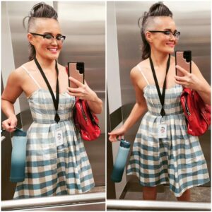 Yumi Stynes Instagram - I wore this to work today

...but mainly because I had this fantasy that some random babe would shout out "Hi, Barbie!" to me and I would be primed to shout "Hi, Barbie!" right back at her 😂🗣️👭