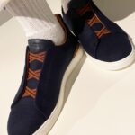 Yusuke Onuki Instagram - @mensnonnojp #ゼニア  #トリプルステッチスニーカー#ZEGNA  #TripleStitch  #mensnonno #pr