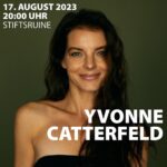 Yvonne Catterfeld Instagram – Hallo ihr Lieben,
ich freue mich sehr auf das Konzert  kommende Woche am 17. August in der wunderbaren Stiftsruine Bad Hersfeld.
Als Support haben wir den fantastischen @philsiemers dabei.
Es wird ein toller und magischer Abend!
Werde ich euch dort sehen?
Ticketlink ist in der Bio 😘 
Letzte Chance dieses Jahr uns zu sehen 😃

#change #acoustic