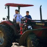 Zac Efron Instagram - Jack showing me the ropes, we have some hungry cows to feed