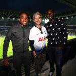 Zac Efron Instagram – Just touched down in #londontown and went straight to the pitch. Thank you @dele for the invite and congrats on a big win @spursofficial London, United Kingdom