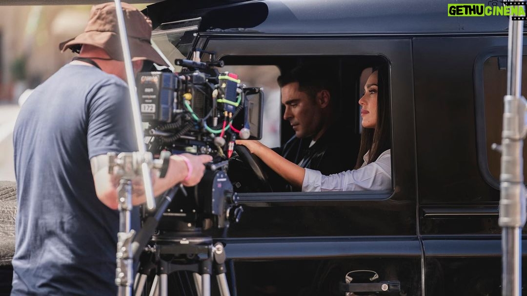 Zac Efron Instagram - She drives, I pick the playlist #comingsoon 🎥 #CraigGilespie @jessicaalba Dubai, United Arab Emiratesدبي