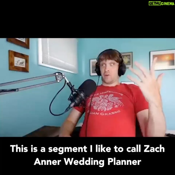 Zach Anner Instagram - Had a wonderful time weaseling my way into the wedding of @shaneburcaw & @hannahayl (aka #squirmyandgrubs ) on this week’s episode of Phone A Friend. Check out the rest of our conversation on @braunability’s Facebook page! Link in bio. 🚘 #sponsored #braunability