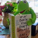 Zach Anner Instagram - Trying to convince Kermit to record a chapter of my book. He seems to like it so far! Fingers crossed!
