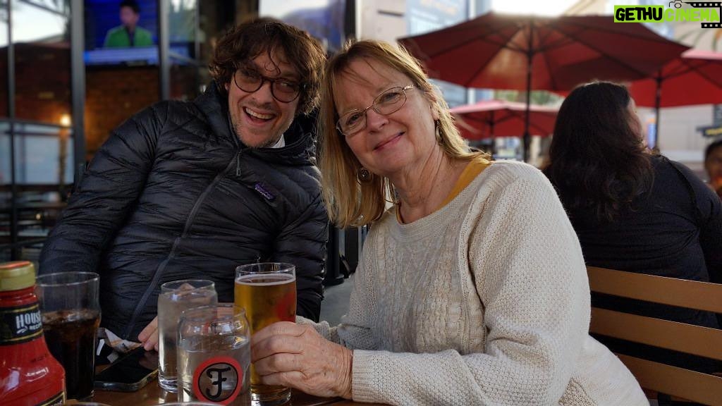 Zach Anner Instagram - Every hour is happy hour when Mom’s visiting Burbankly Hills! Not pictured: @greg.mcgill.39 taking the picture.