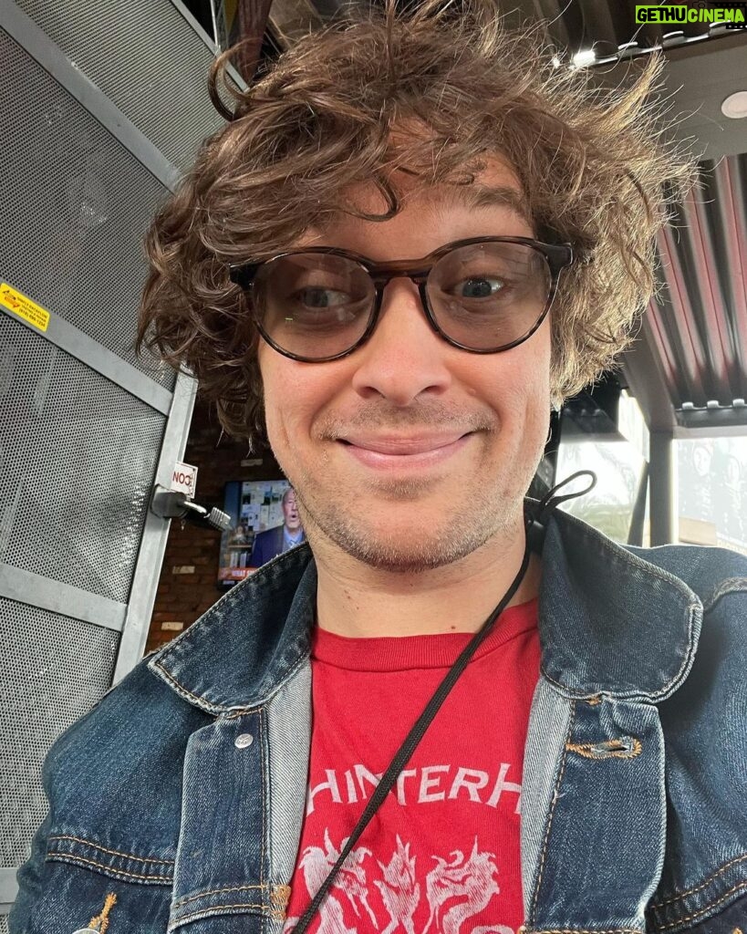 Zach Anner Instagram - Doesn’t it look like I’m wearing a small dog on my head in a purposeful way?