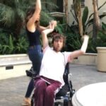 Zach Anner Instagram - @kristinakuzmic Somehow always manages to bring out my best self and my worst dancing at the same time! I love her so much!