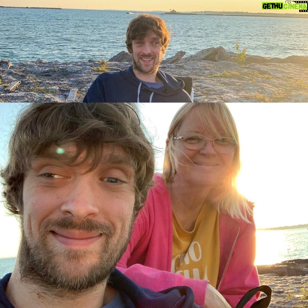 Zach Anner Instagram - Mom time! Shirt provided by Uncle Rich (not pictured) Erie Basin Marina