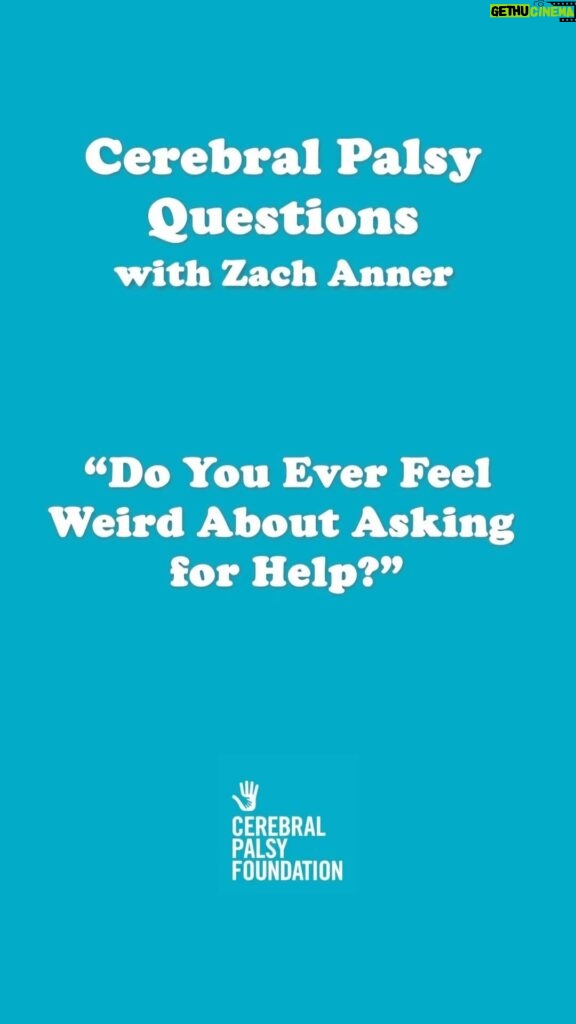 Zach Anner Instagram - Everyone needs to ask for help sometimes. Having CP or another disability might mean you have to ask for help doing certain tasks. But asking for help is a normal part of being a human, and nothing to be ashamed of!  Here, our friend Zach Anner shares a fun way he would ask a friend for help with folding laundry. Have you ever struggled with asking for help?