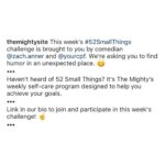 Zach Anner Instagram - ‪I’m a firm believer that if you look hard enough you can find humor in almost anything. But I want to hear from you! Give me your best stories of finding a silver lining of silliness in a sucky situation and join @themightysite ‘s #52SmallThings challenge. Link’s up in my bio this week! 🎭