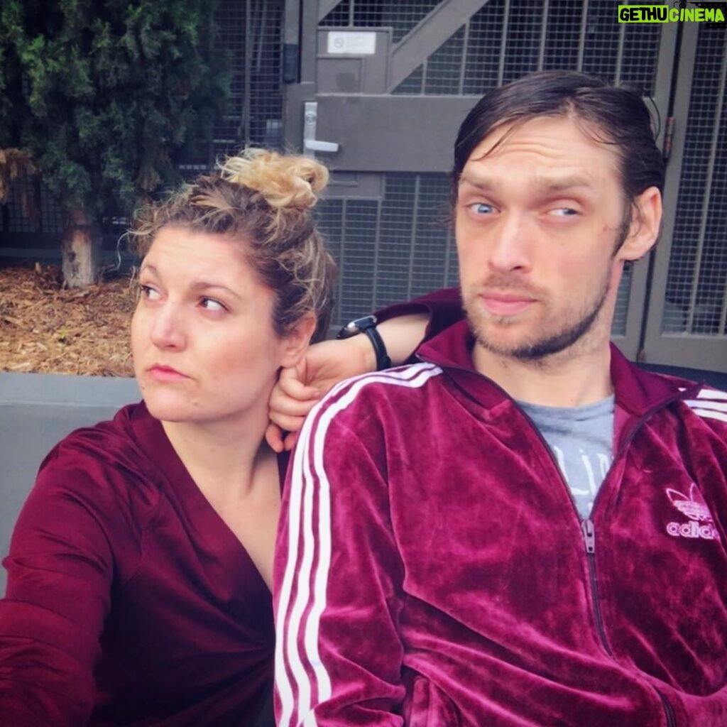 Zach Anner Instagram - Today’s travel is brought to you by the color Burgundy. 🍷 @gilliangrassie Los Angeles, California